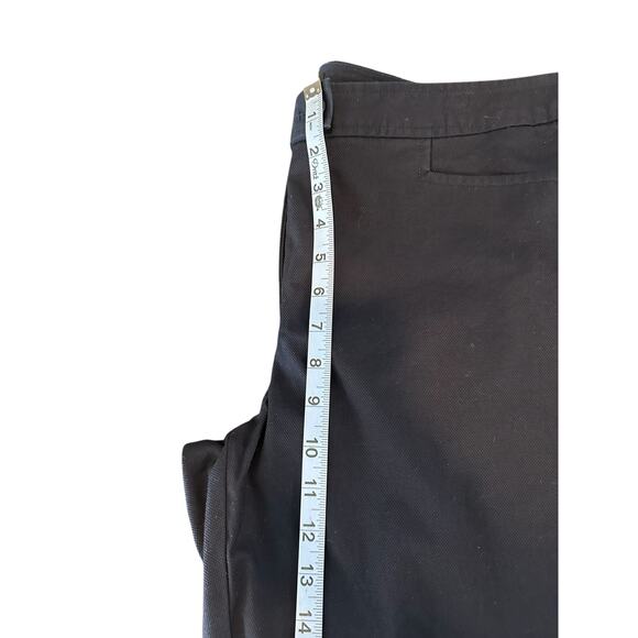 Talbots Blue Textured Career Office Work Hampshire Ankle Dress Pants Size 14 - Picture 8 of 10